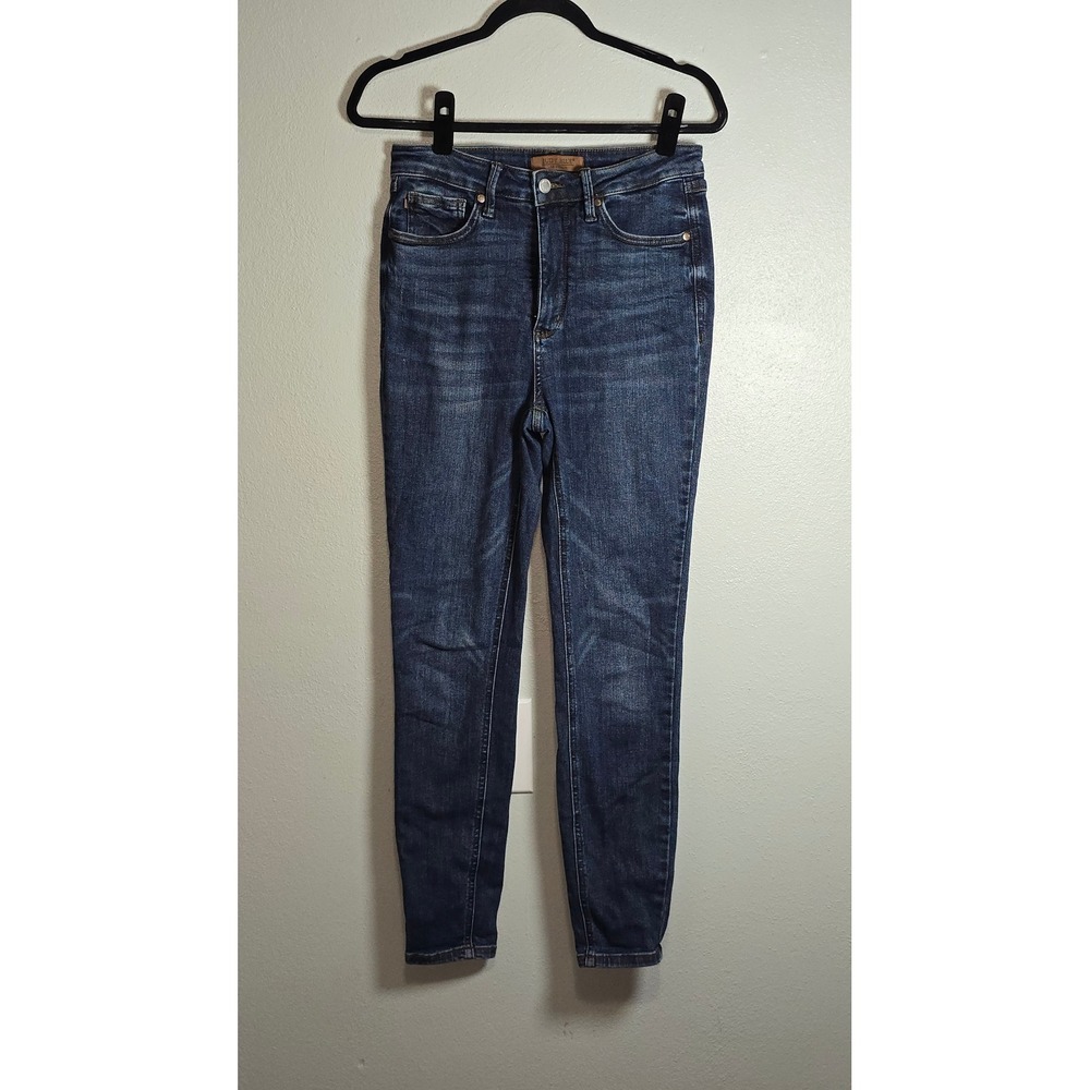 Judy Blue High Rise Skinny Jeans 30 Dark Wash Denim Slim Fit Classic Casual